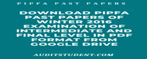 pipfa winter 2016 papers