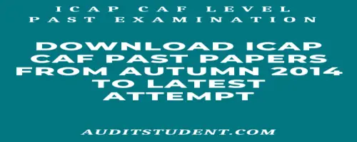 icap caf level past papers
