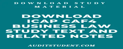 caf4 business law study text