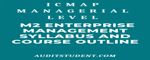 syllabus of M2 Enterprise Management