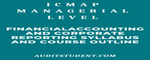 syllabus of M4 Financial Accounting and Corporate Reporting