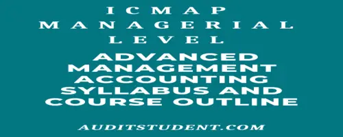 syllabus of M5 Advanced Management Accounting
