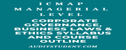 syllabus of M6 Corporate Governance Business Laws and Ethics