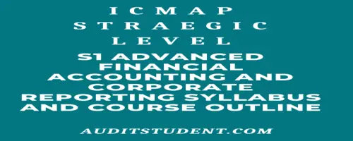 Syllabus of S2 Advanced Financial Accounting and Corporate Reporting