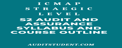 syllabus of S2 Audit and Assurance