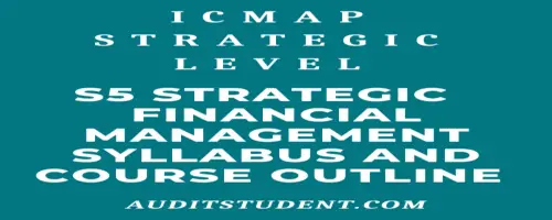 syllabus of S5 Strategic Financial Management