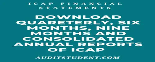 icap financial statement